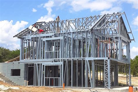 house frame metal|residential steel framing systems.